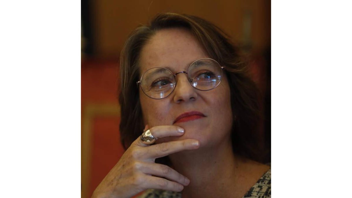 Marta Sanz pronunció el pregón de la Feria del Libro en León en 2019