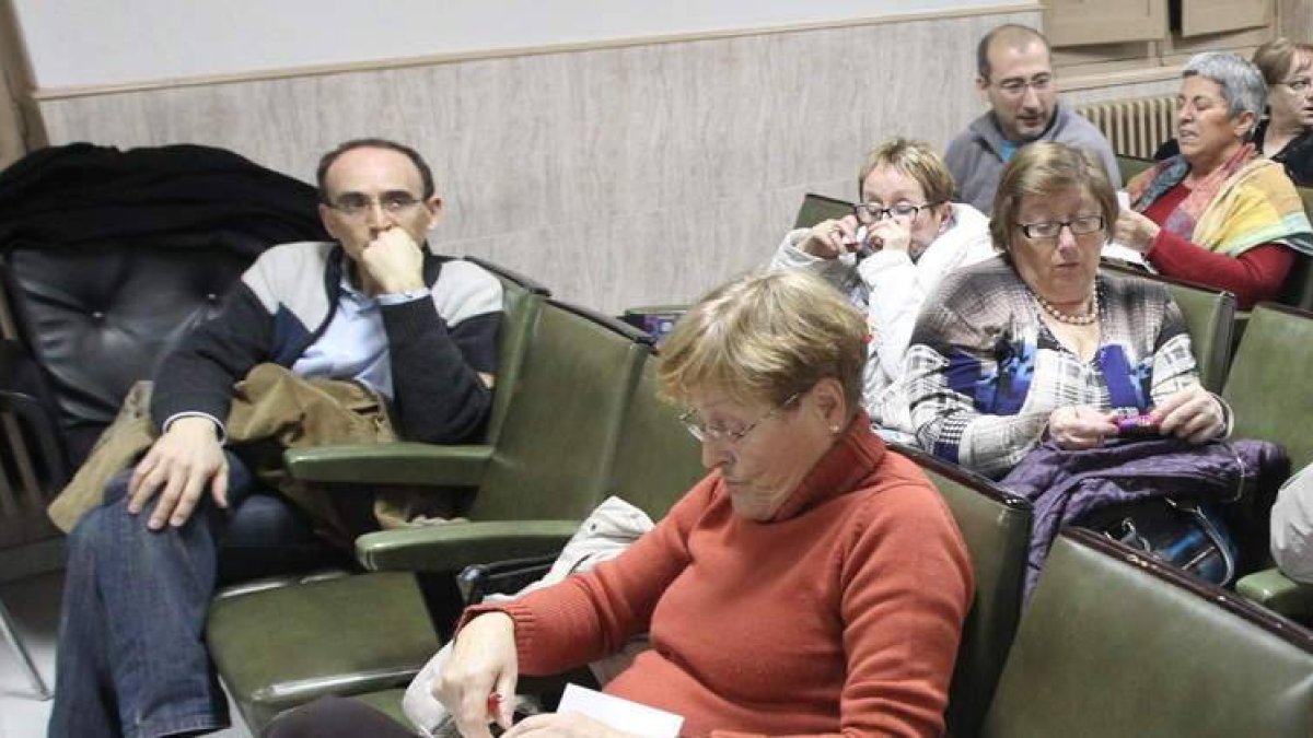 Rita Prada, en una asambles del PSOE, el 22 de marzo.