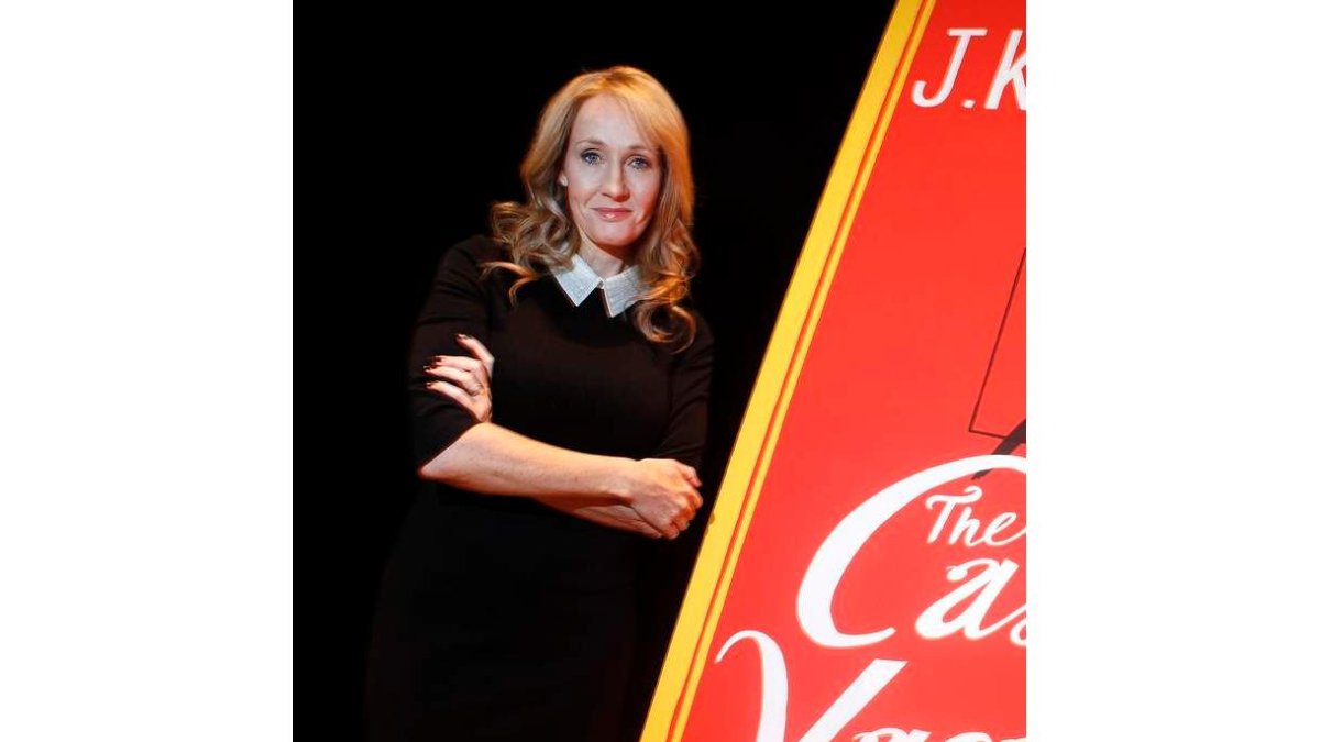 La escritora británica J. K. Rowling
