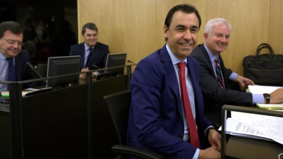 Fernando Martínez-Maíllo, el portavoz del PP en la comisión que investiga la caja b de su partido.