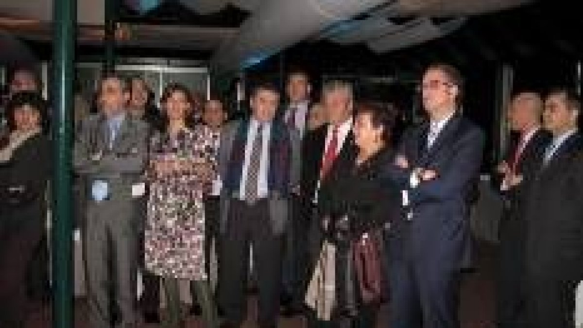 Travesí, Raimon Martínez, Canuria y Chamorro, ayer en Barcelona