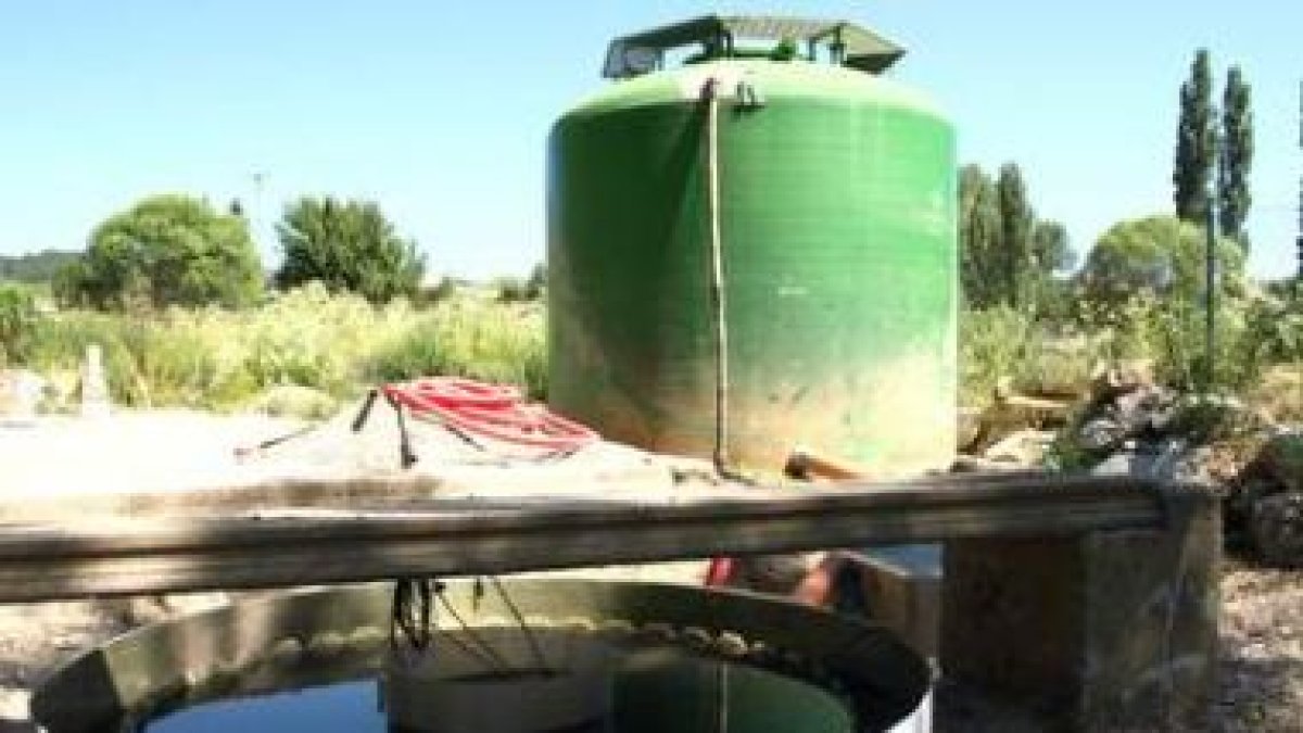 Instalaciones de la depuradora de Prioro construida por la Junta de Castilla y León.