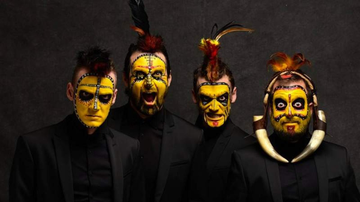 Íñigo García, Pedro Herrero, Adri Soto y Manu Pilas son ‘The Primitals’, comedia musical dirigida por Joe O’Curneen ARCHIVO