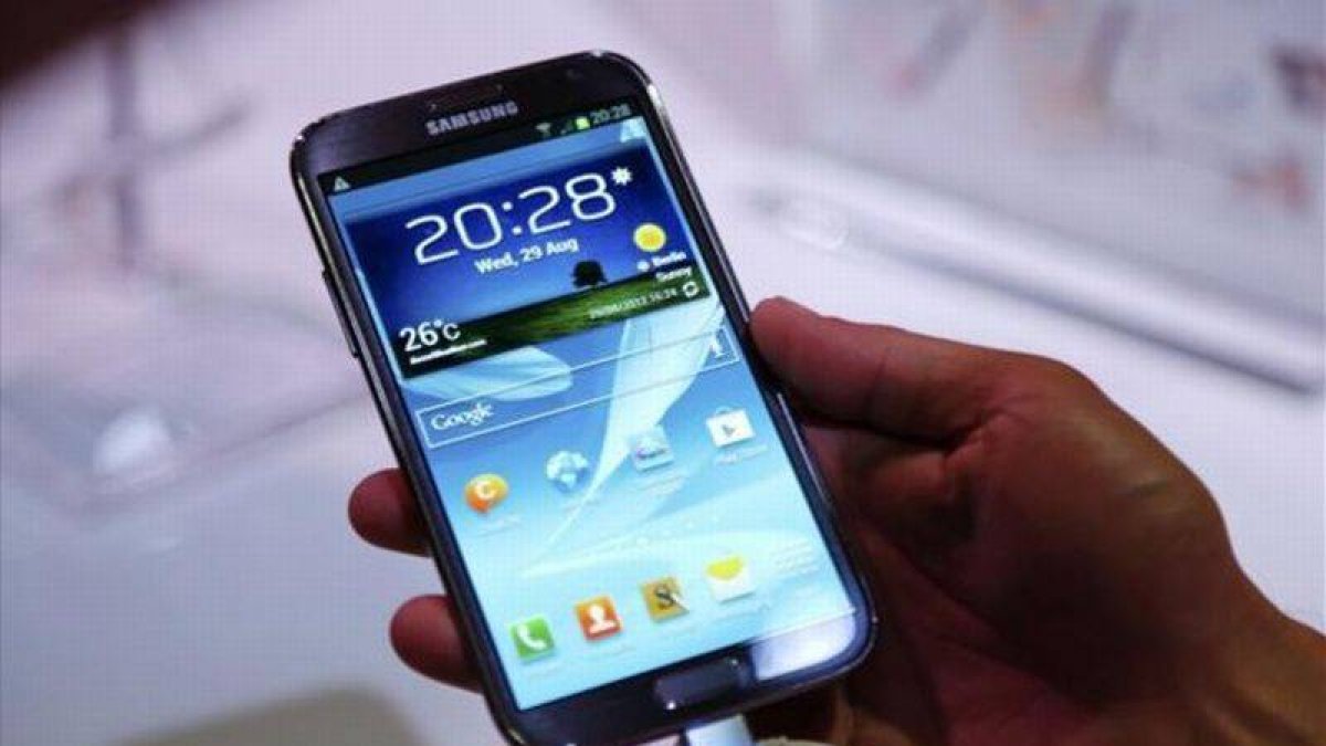 El nuevo Samsung Galaxy Note II, presentado en Berlín.