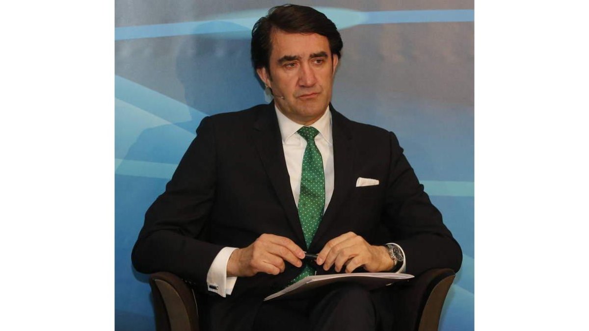 Juan Carlos Suárez Quiñones en su alocución.