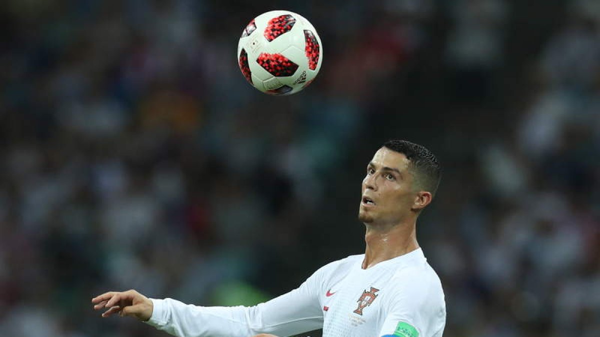 Cristiano Ronaldo sólo pudo alcanzar los octavos del Mundial con la selección portuguesa. MOHAMED MESSARA