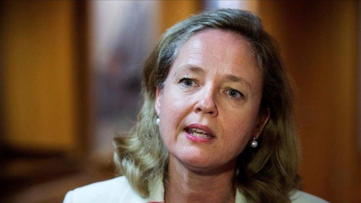 La ministra Nadia Calviño.