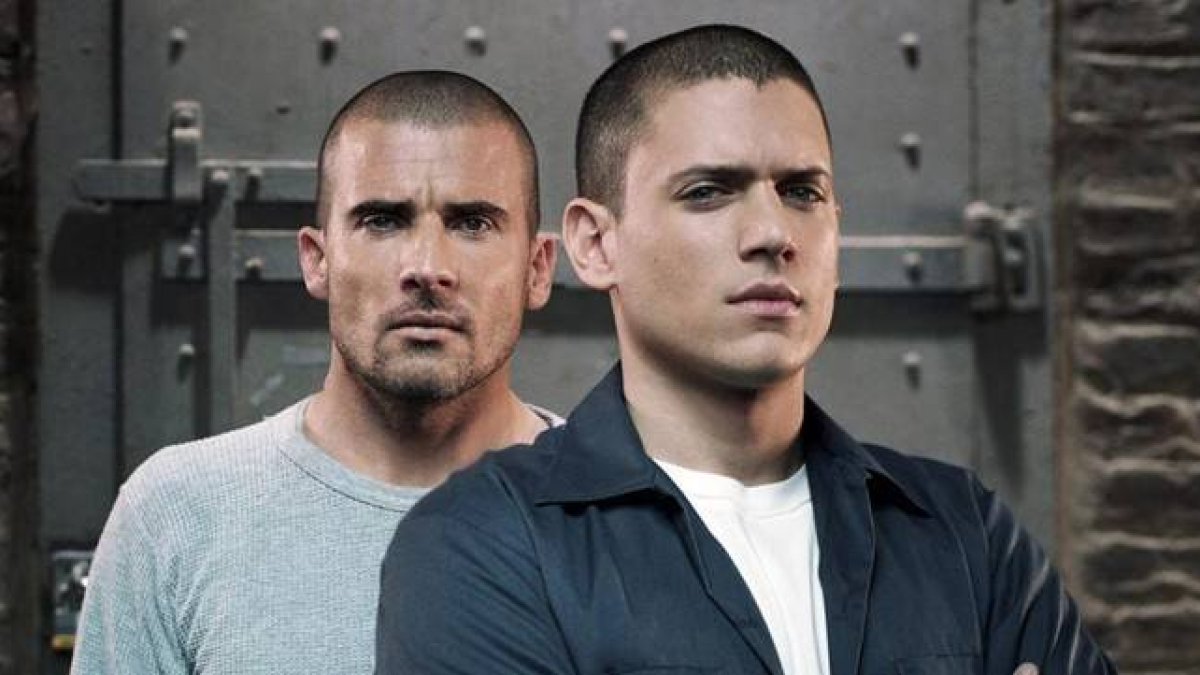 Los actores Dominic Purcell (izquierda) y Wenworth Miller, en una imagen promocional de 'Prison break'.