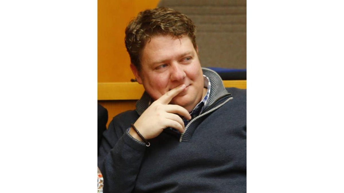 Álvarez, en un pleno.