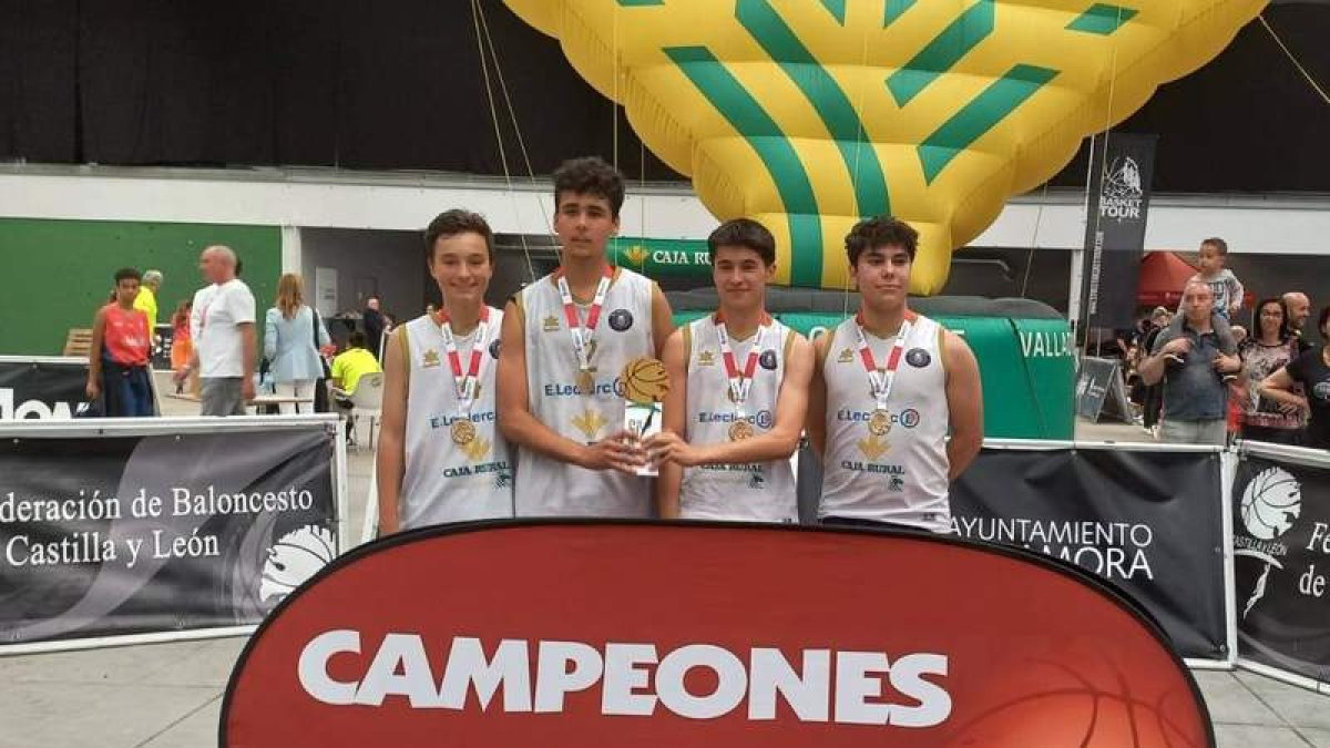 El CB Reino de León logró la clasificación para el Nacional. DL