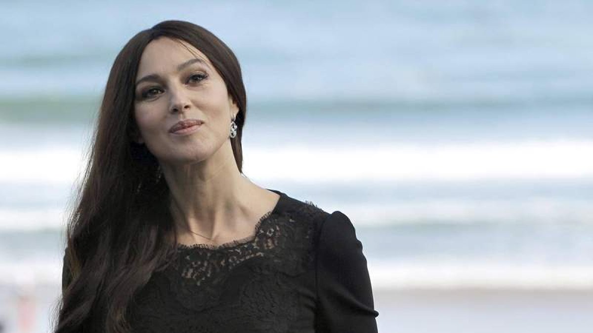La actriz Monica Bellucci, durante la presentación en el Festival de Cine de San Sebastián.