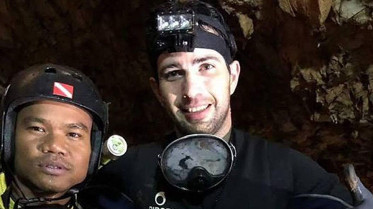 Fernando Raigal, el buzo español que colabora en el rescate de los 13 adolescentes de Tailandia.