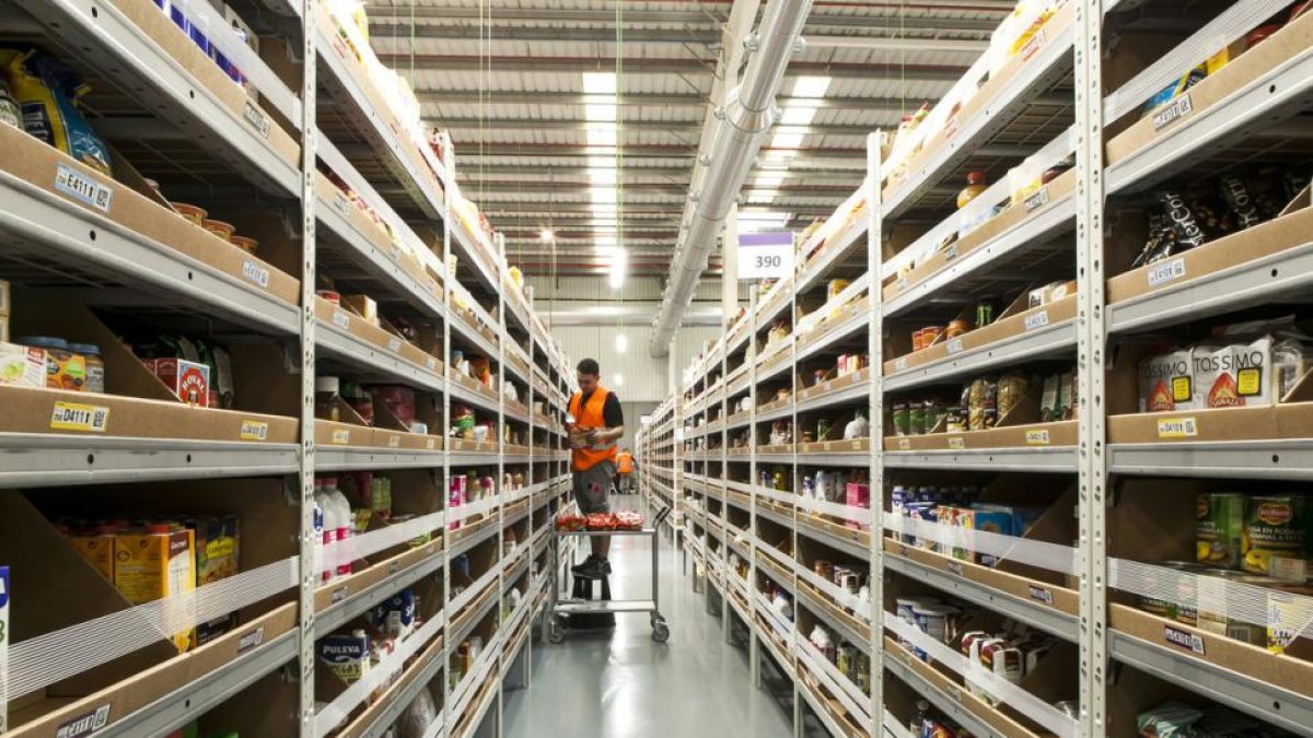 El nuevo centro de Amazon en Castellbisbal.