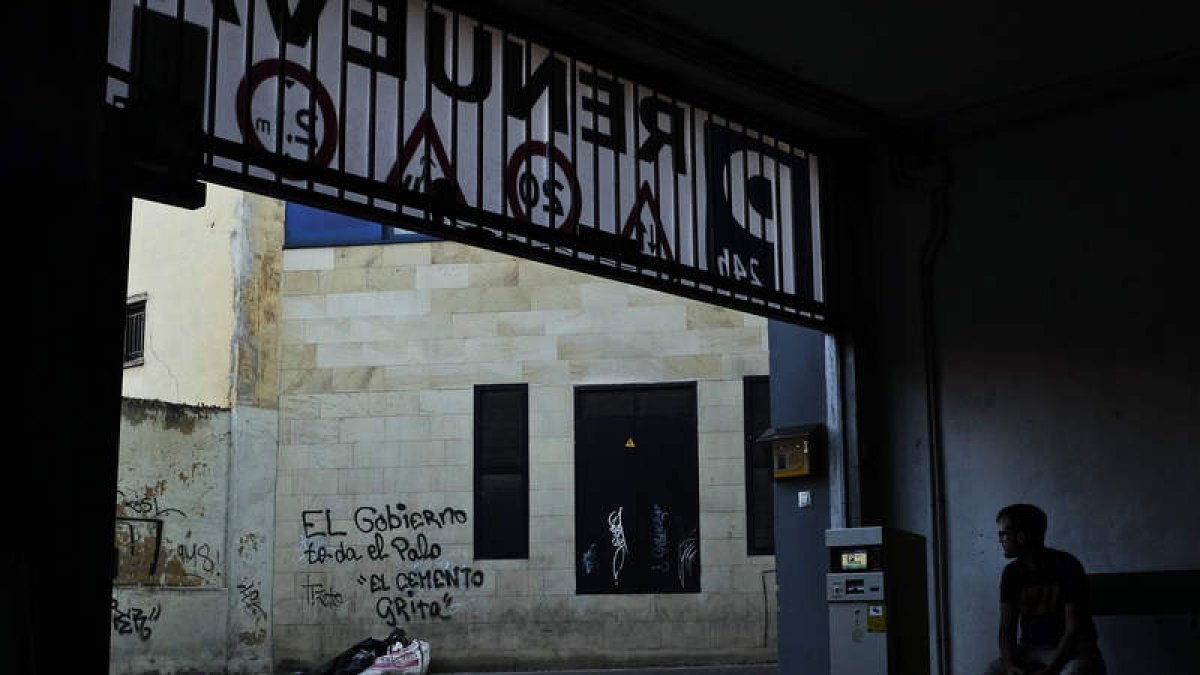 Imagen de un grafiti en una de las calles de la ciudad. SARA CAMPOS