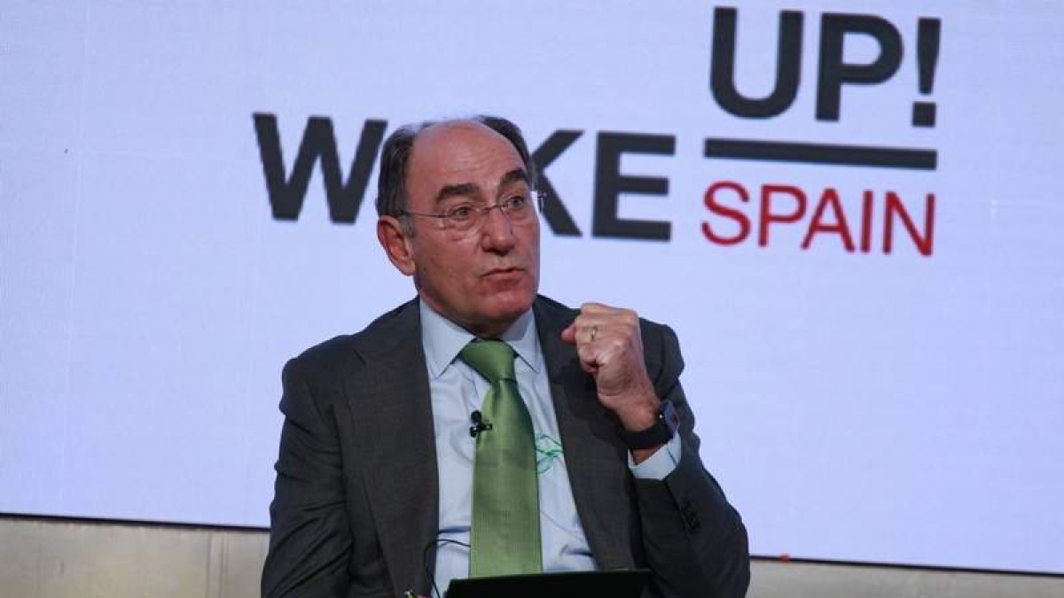 Ignacio Sánchez Galán, en el foro económico ‘Wake Up Spain’. EFE