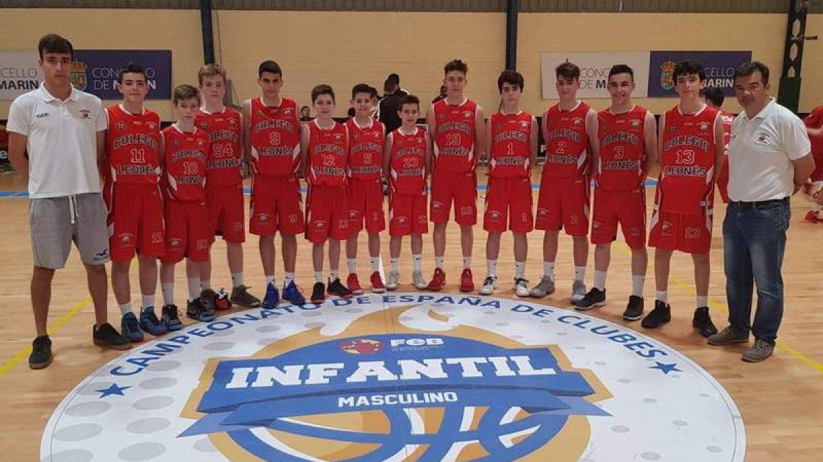 El Colegio Leonés juega hoy en cuartos con el Real Madrid. DL
