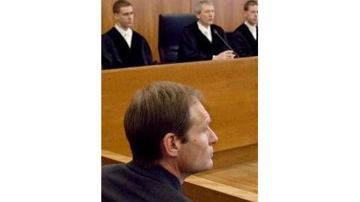 Weiwes durante un momento del juicio en el que conoció la sentencia