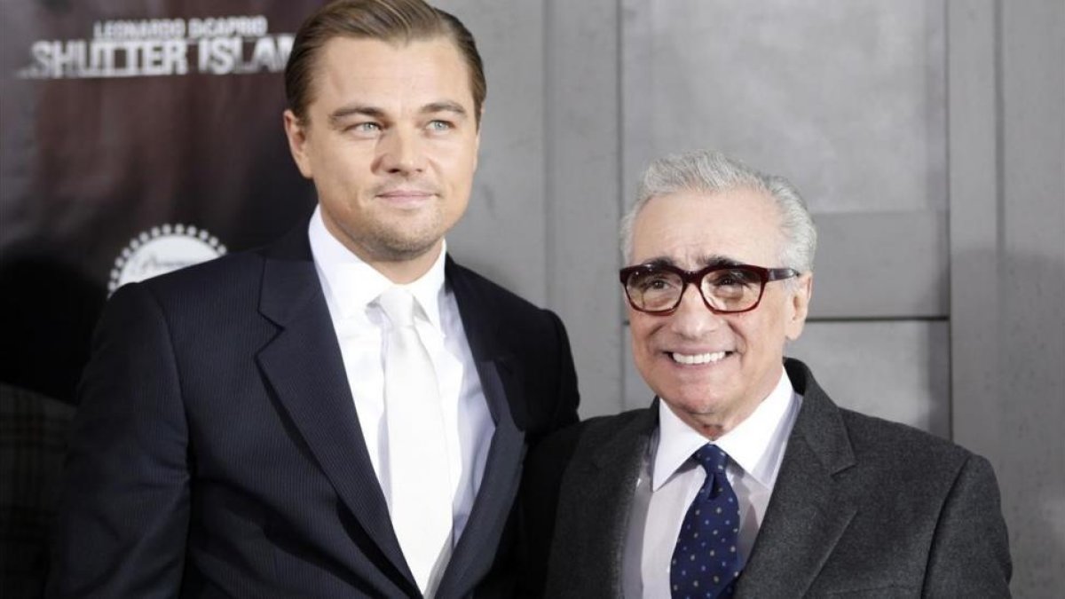 Martin Scorsese y Leonardo DiCaprio, en el 2010.