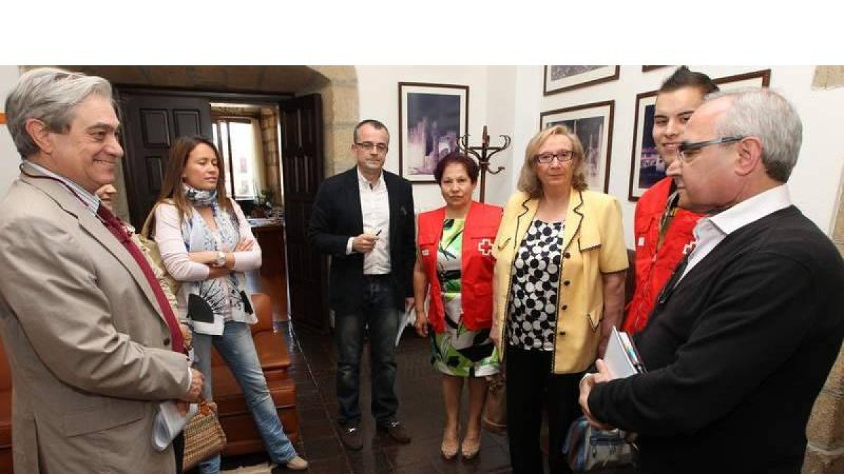 Imagen del acto de presentación de la campaña antitabaco.
