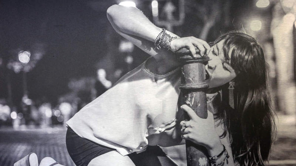 Una de las fotos de Malasaña Pivot, muestra presente en el Hotel Catalonia. A. D. ESTAL