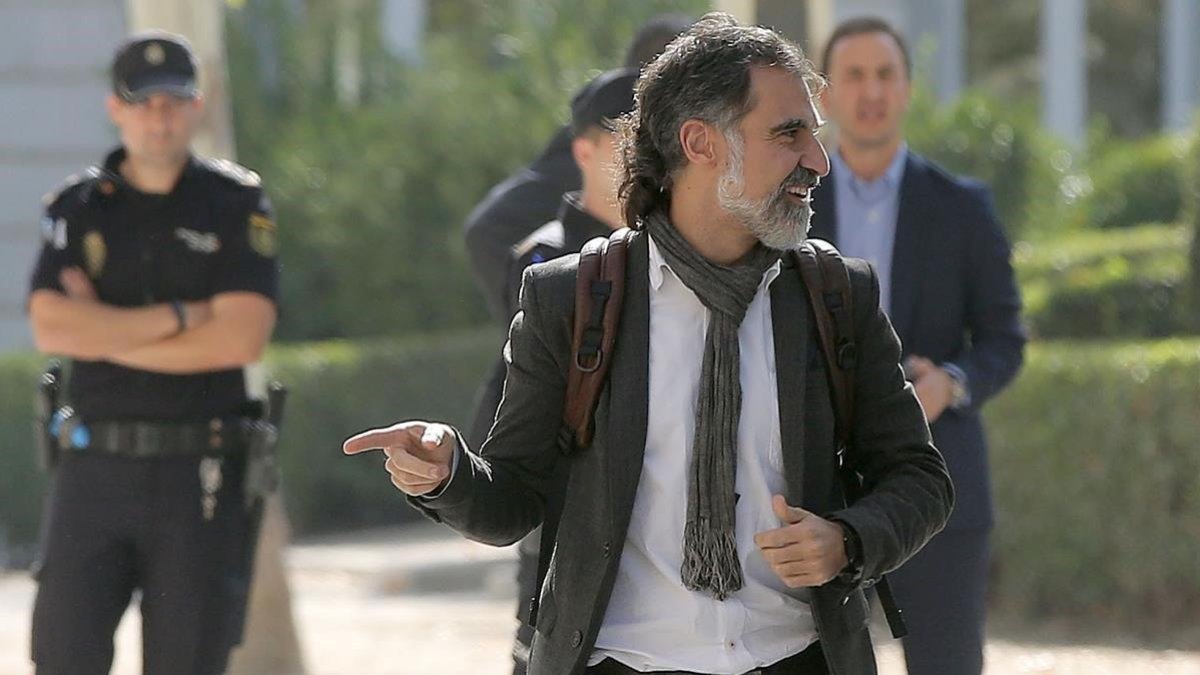 Imagen de archivo del presidente de Òmnium Cultural, Jordi Cuixart.