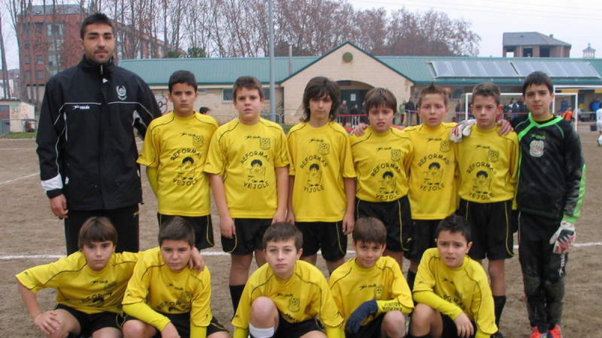 Formación del Cuatrovientos de la 1ª División Alevín.