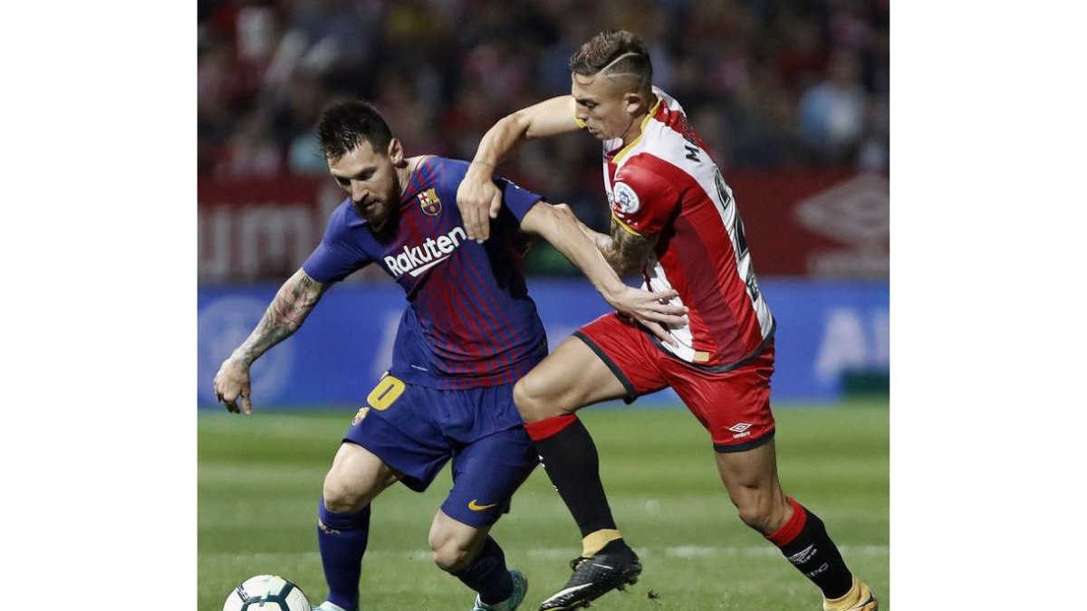 Messi volvió a ser el motor del juego del Barcelona. ANDREU DALMAU