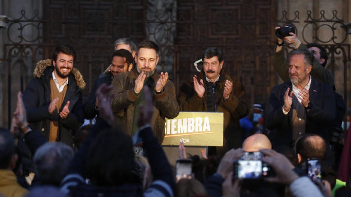 Mitin de Vox con Santiago Abascal. F. Otero Perandones.