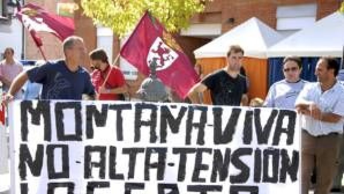 Todos los mensajes exigían el no a la alta tensión
