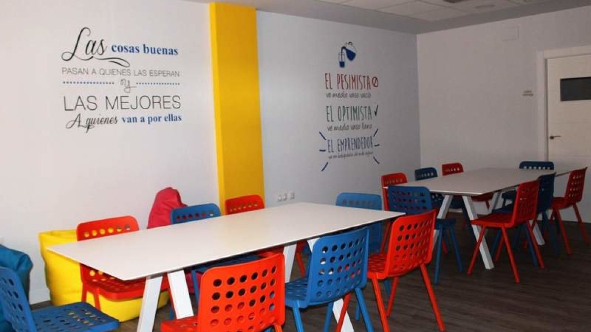 Imagen de una de las zonas del Espacio Joven, ubicado en la casa de cultura coyantina. DL