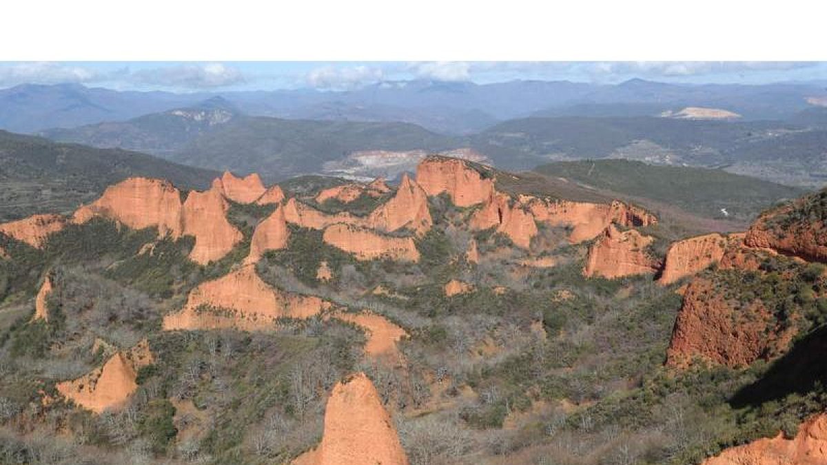 Vista general de Las Médulas que se ha transformado en realidad virtual a través del programa ‘XR Las Médulas’. ANA F. BARREDO