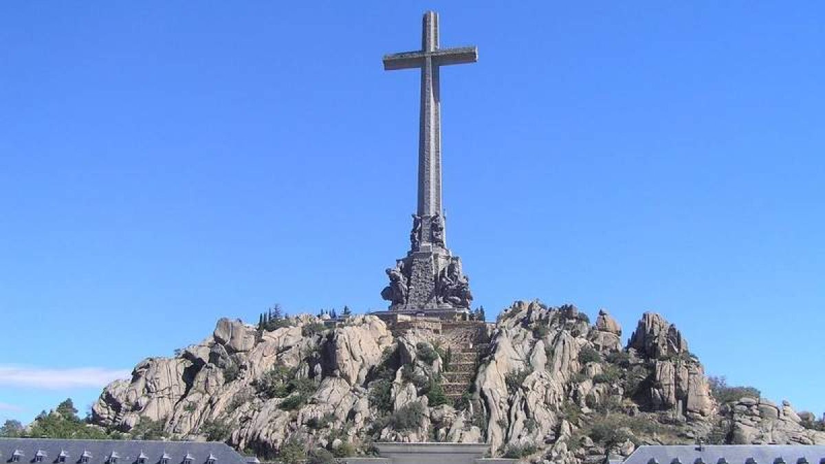 Vista general del Valle de los Caídos, el mayor símbolo del franquismo en España.