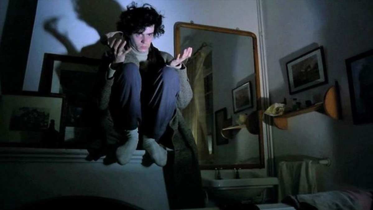 Una imagen de Arrebato, de Iván Zulueta, película de culto por excelencia del cine español.