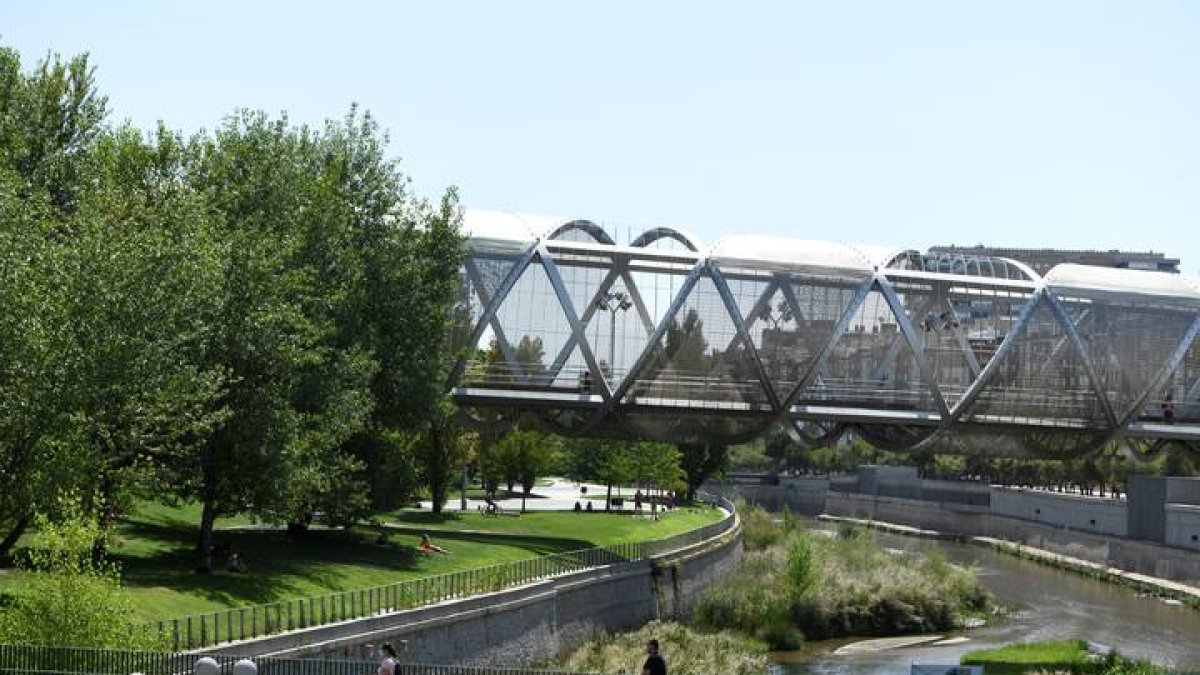 Madrid Río, durante el mes de agosto. VÍCTOR LERENA