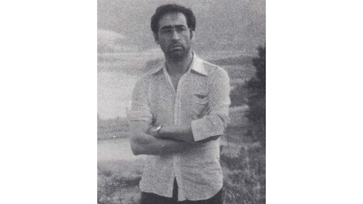 El poeta zamorano Justo Alejo, en una imagen de juventud