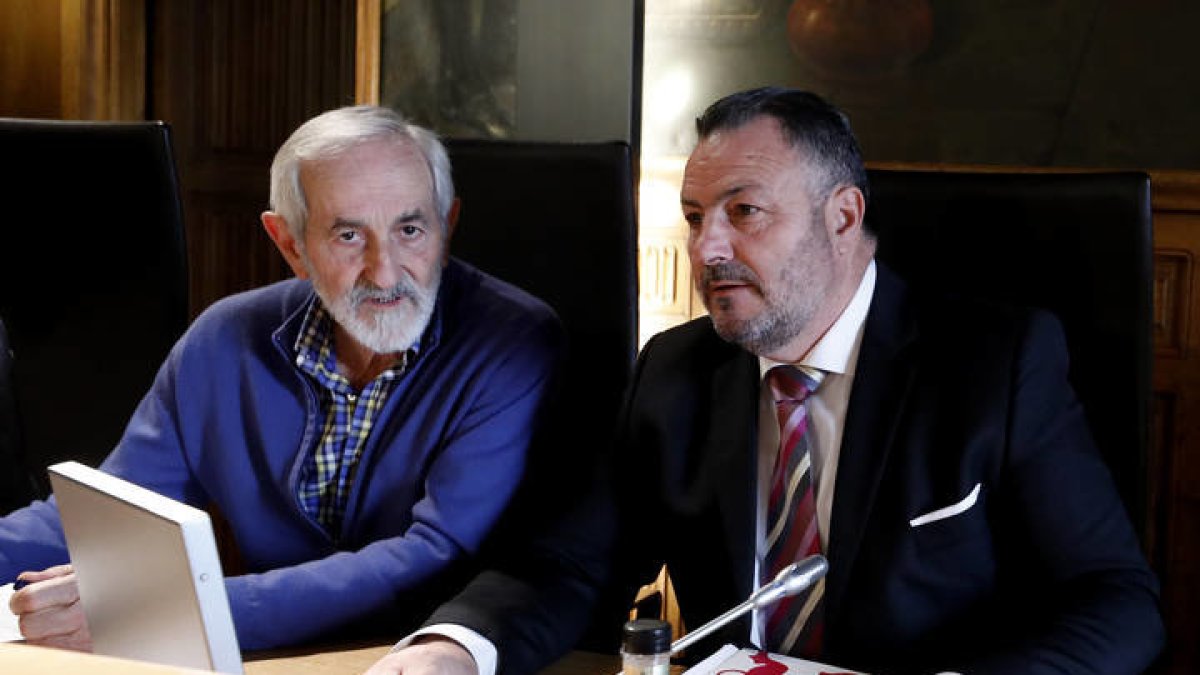 Matías Llorente y Eduardo Morán. MARCIANO PÉREZ