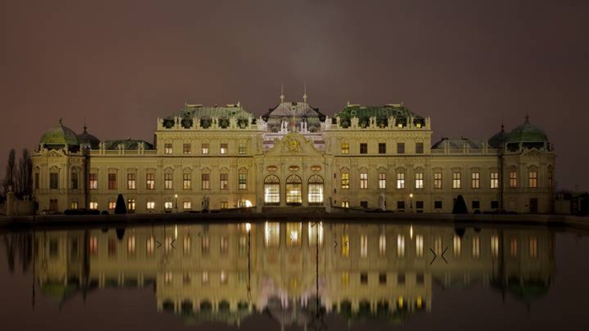 El palacio Belvedere.