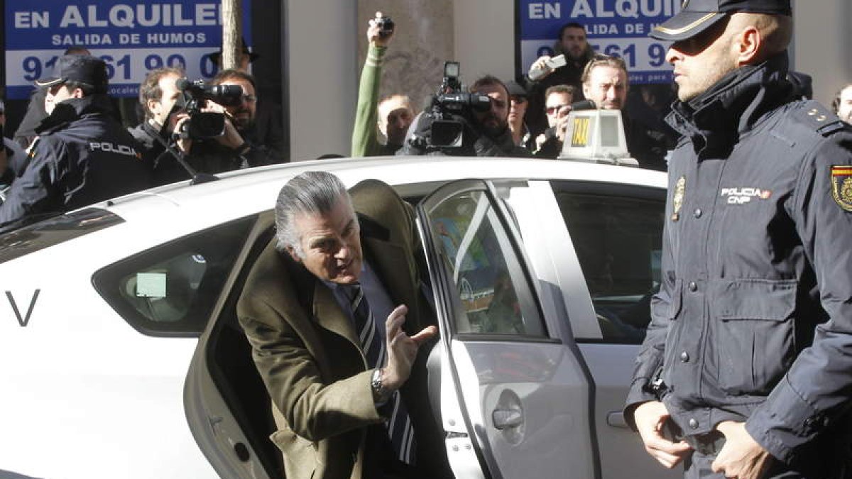 El ex tesorero del PP a su llegada, en una imagen de archivo, a la Fiscalía Anticorrupción.