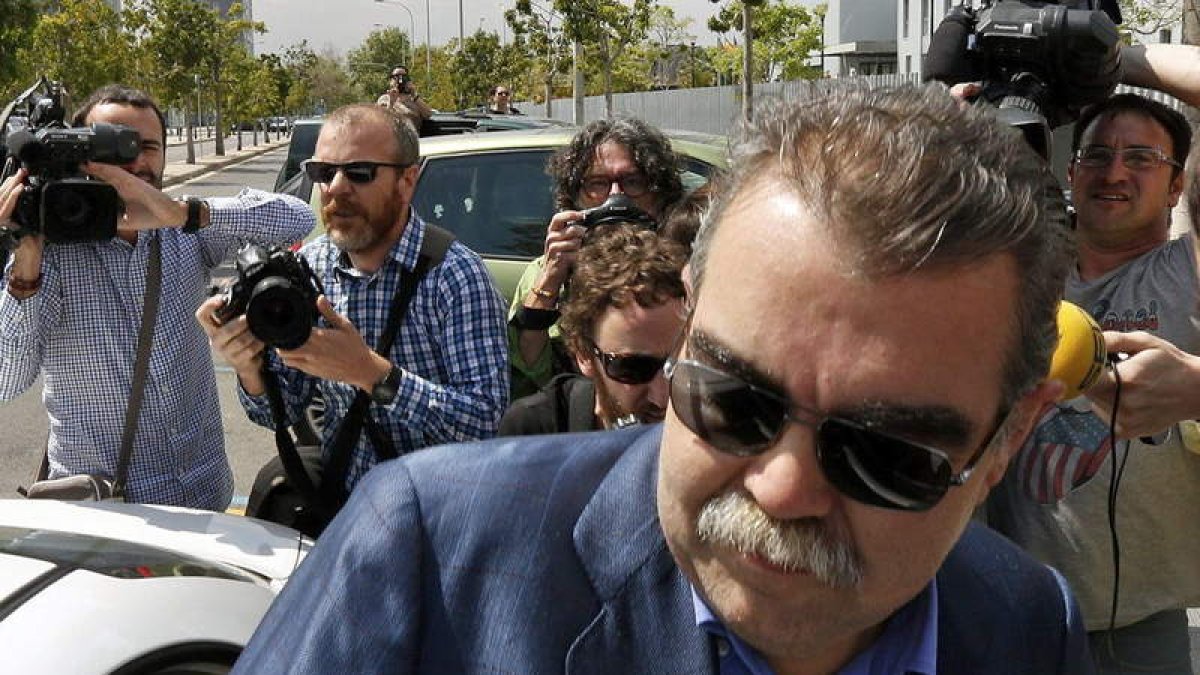 Juan Soler no quiso hacer declaraciones tras quedar en libertad.