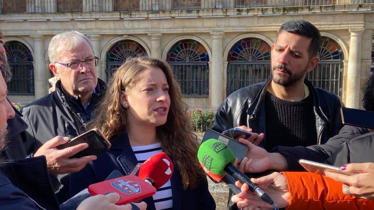 La presidenta del PP leonés y diputada nacional, Ester Muñoz. RAMIRO