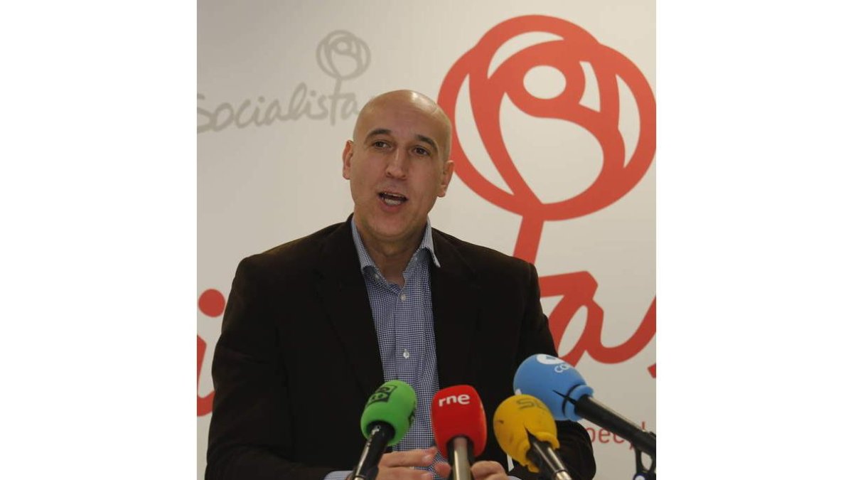 José Antonio Diez, portavoz del PSOE en el Ayuntamiento. RAMIRO
