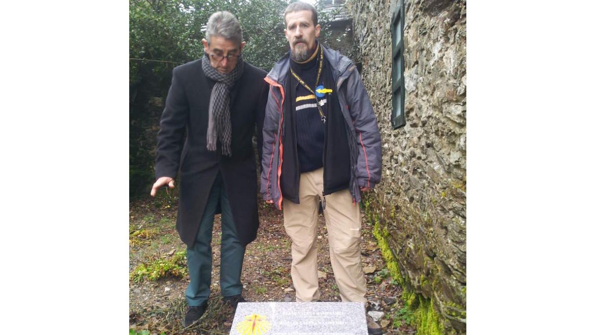 Simón Pedro y Roger de la Cruz, de la Asociación de Amigos.