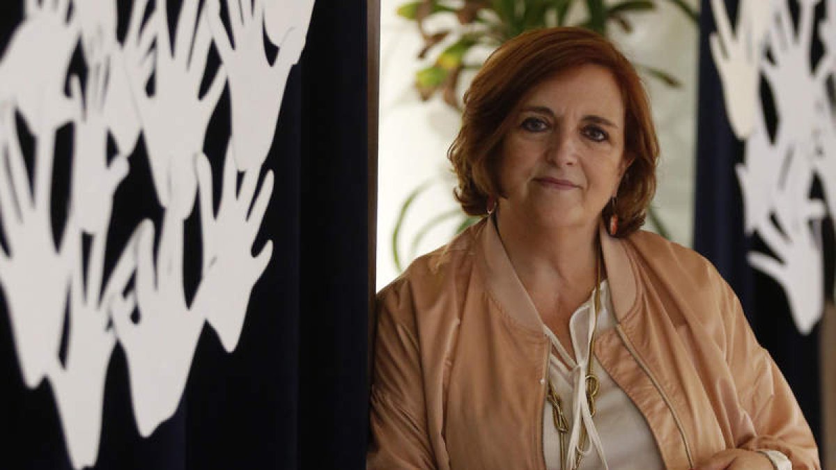 Cristina Cuesta, presidenta de la Fundación Miguel Ángel Blanco. FERNANDO OTERO