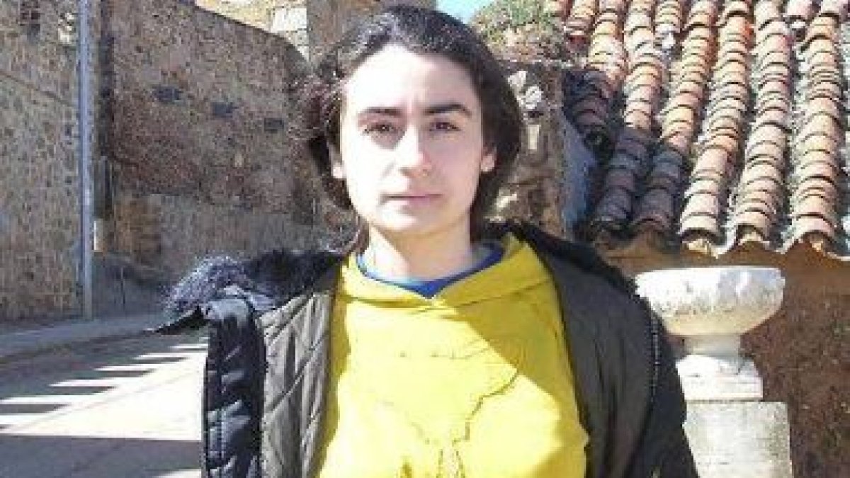 La estudiante premiada María Hijosa Valsero