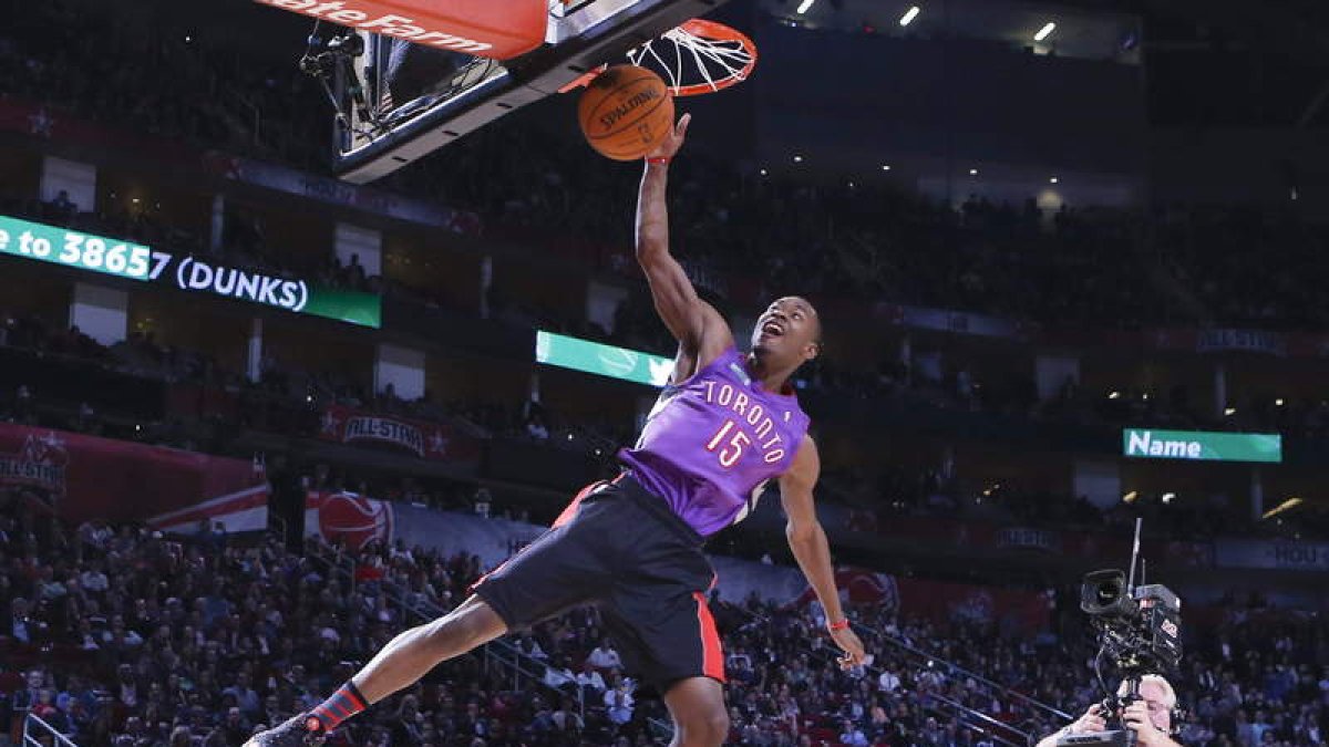 Terrence Ross se apuntó la victoria en el concurso de mates.