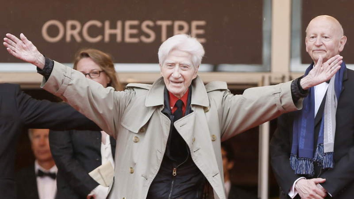 Resnais, en el Festival de Cannes de 2012.