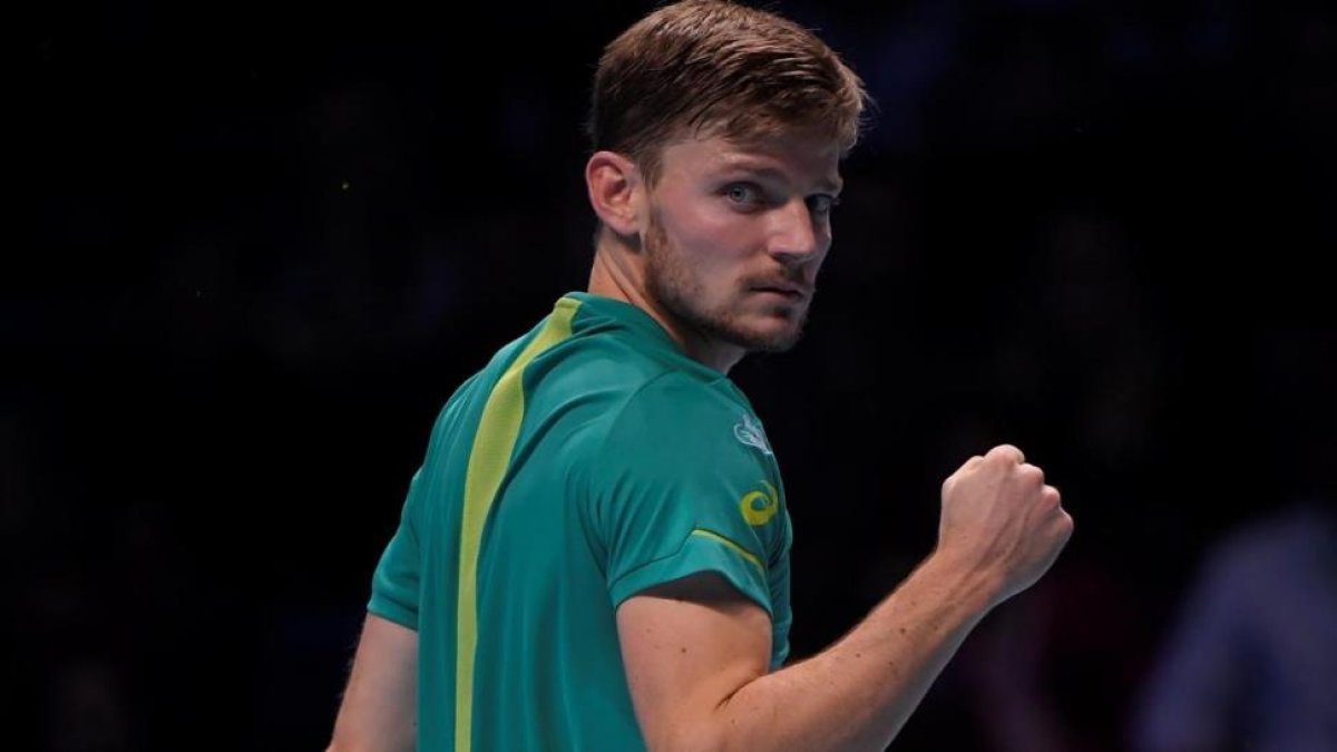 David Goffin, finalista en el Masters de Londres.