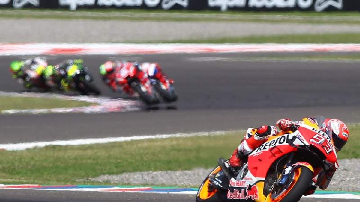 Marc Márquez se mostró muy superior al resto de rivales en el Gran Premio de Argentina. JIMÉNEZ