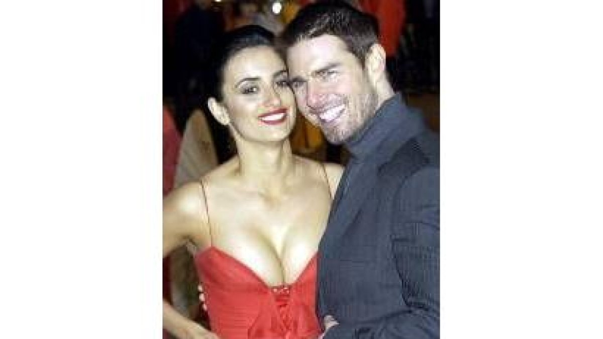 Penélope y Tom en enero, cuando llevaban tres años juntos
