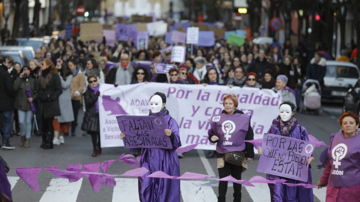 8-M en León. MARCIANO PÉREZ